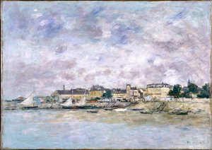 Liman, Trouville, 1886 by Eugene Louis Boudin