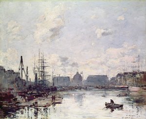 Ticaret Limanı, Le Havre, 1892 by Eugene Louis Boudin