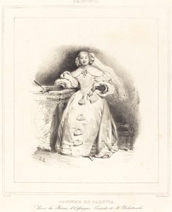 İspanya Kraliçesi Paquita Kostümü by Eugene Louis Lami