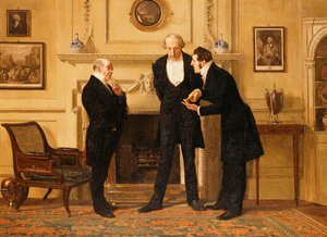 İç Mekandaki Figürler, by Eugene Louis Lami