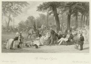 Champs Elysees by Eugene Louis Lami