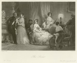 The Soiree  by Eugene Louis Lami