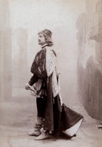 Fransız komedyen Dauvillier, 1900 civarı, fotoğraf Eugene Pirou by Eugene Pirou