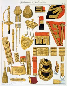 Kral Muhafızları Jandarmaları, Insignia by Eugene Titeux