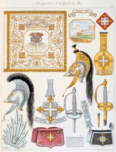 Kral Muhafızları Silahşörleri, Insignia by Eugene Titeux