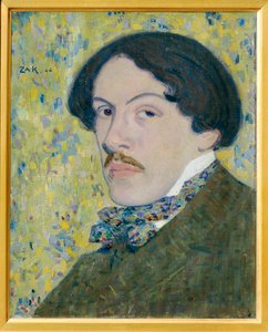 Portrait du peintre Leopold Gottlieb - Ressam Leopold Gottlieb