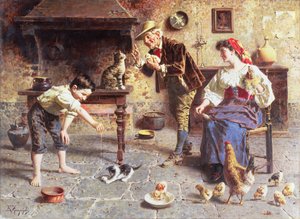 Mutfakta (resim) by Eugenio Zampighi
