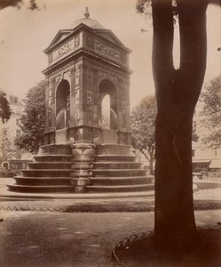 Eski Paris Sanatı serisinden Fontaine des Innocents by Eugène Atget