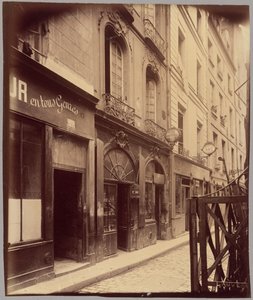 [Rue de la Parcheminerie] by Eugène Atget