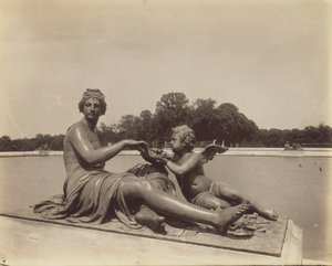 Versay, Parkın Köşesi, 1901. by Eugène Atget