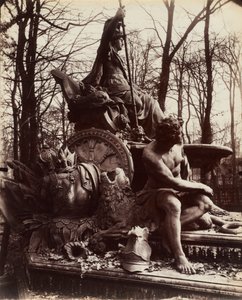 Versay, Muzaffer Fransa Çeşmesi, 1904. by Eugène Atget