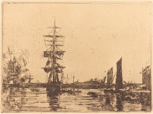 Deniz Manzarası by Eugène Boudin