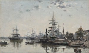 Quai des Chartrons'dan Bordeaux manzarası