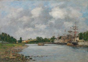 Saint-Valéry-sur-Somme Limanı'nın görünümü