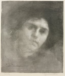 Madam Eugène Carrière (büyük tabak) by Eugène Carrière