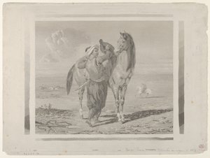 Atını Satan Bir Türk, 1824., 1824. by Eugène Delacroix