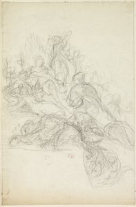 Alegorik veya Mitolojik Sahne by Eugène Delacroix