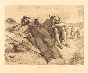 Oran Arapları, 1833. by Eugène Delacroix