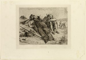 Oran Arapları by Eugène Delacroix