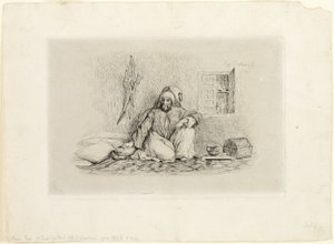 Şef Muhammed-Ben-Abou by Eugène Delacroix