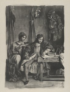 Goetz von Berlichingen Anılarını Yazıyor, 1836-43., 1836-43. by Eugène Delacroix