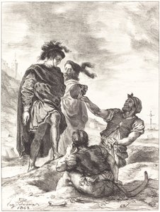 Hamlet ve Horatio, Mezar Kazıcıları Yasası V, Sahne I, 1843
