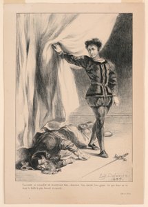 Hamlet: Polonius'un Ölümü (III,4) için İllüstrasyon