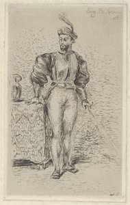 Silahlı Adam, 1833., 1833. by Eugène Delacroix