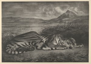 Kraliyet Kaplanı, 1829., 1829. by Eugène Delacroix