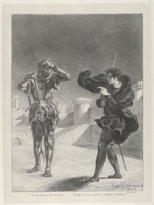 Terastaki Hayalet, 1843., 1843. by Eugène Delacroix