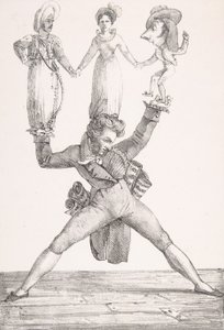 İtalyan Tiyatrosu, 1821., 1821. by Eugène Delacroix