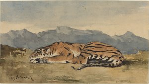 Kaplan, ç. 1830. by Eugène Delacroix