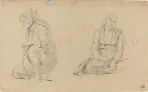 Cezayirli Kadınlar by Eugène Delacroix