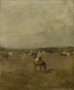 Arap Kampı, c.1847 by Eugène Fromentin