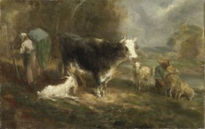Sığır Çiftliği by Eugène Fromentin Dupeux