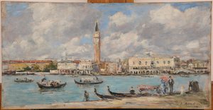 Venise. San Giorgio by Eugene Louis Boudin
