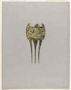 Peri Tarağı için Tasarım by Eugene Grasset
