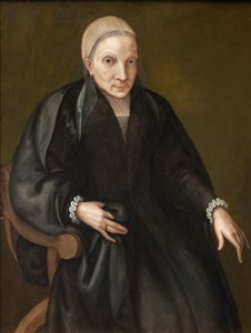 Sanatçının kayınvalidesinin portresi by Europa Anguissola