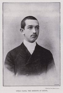 Abbas Paşa, Mısır Hidivi (s/b fotoğraf) by European Photographer