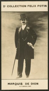 Albert-Jules-Felix-Philippe Marquis De Dion, Otomobil by European Photographer