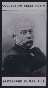 Alexandre Dumas Fils (1824-1895) (s/b fotoğraf) by European Photographer