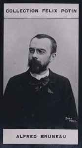 Alfred Bruneau (1857) (s/b fotoğraf) by European Photographer