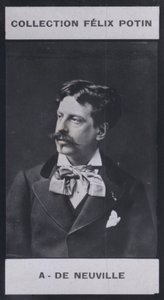 Alphonse de Neuville (1836-1885) (s/b fotoğraf) by European Photographer