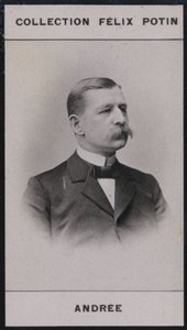 Auguste Andree (1854) (s/b fotoğraf) by European Photographer
