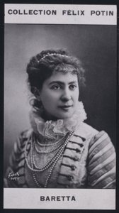 Blanche Baretta-Worms (1855) (s/b fotoğraf) by European Photographer