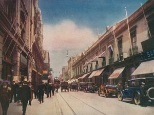 Ahumada Caddesi, Santiago, Şili (fotoğraf) by European Photographer