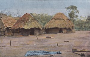 Case Dahomeenne, Kuzey Bölgesi by European Photographer