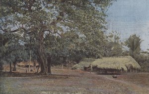 Case Dahomeenne, Sud Bölgesi by European Photographer