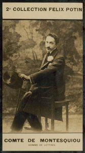 Kont Robert De Montesquiou, Harflerin Adamı by European Photographer