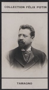 Francesco Tamagno (1850) (s/b fotoğraf) by European Photographer